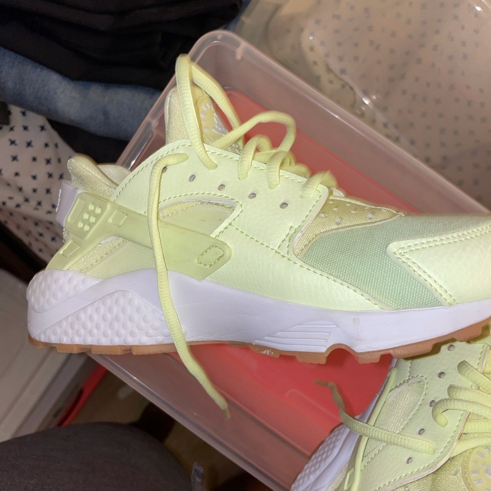 Huaraches Nike lime green
